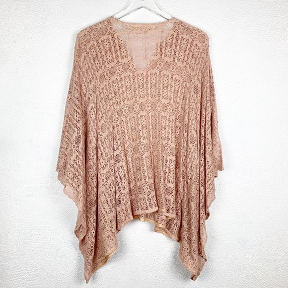 Jen's Pirate Booty | Blush / Dusty Pink Kaftan Poncho - Picture 3 of 6